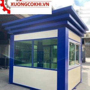Bốt bảo vệ khung thép mái 3 tầng