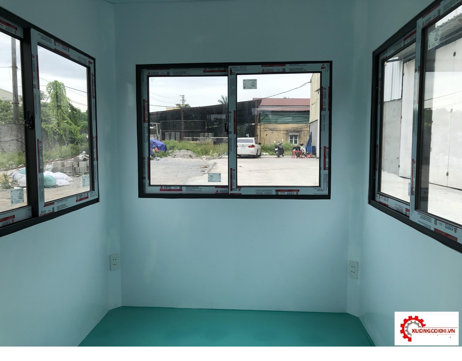 nhà bảo vệ mái bằng