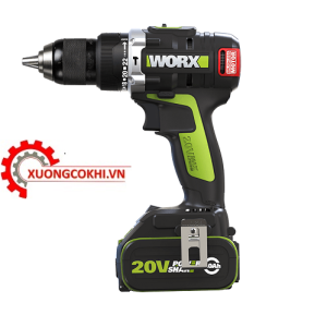 Máy Khoan Động Lực Dùng Pin Worx Green 20V