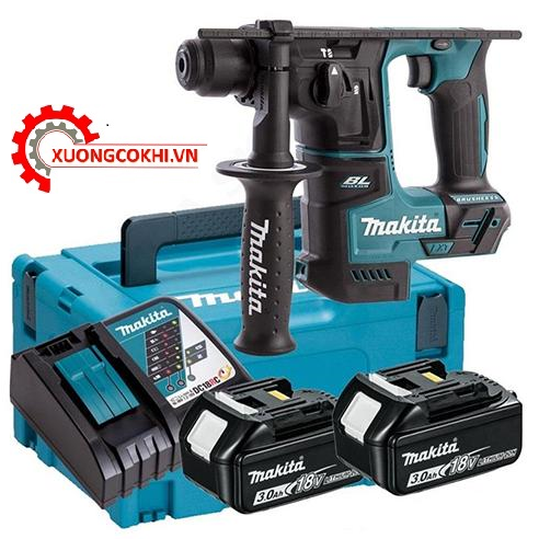 Máy khoan bê tông dùng pin Makita DHR171RFJ 18V 3 Máy khoan bê tông dùng pin Makita DHR171RFJ 18V