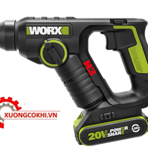 Máy khoan búa dùng pin Worx Green WU380 20V