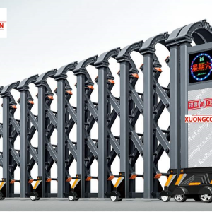 Cổng xếp hợp kim nhôm 1181