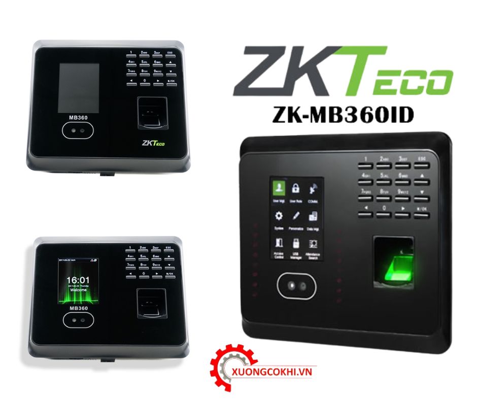 Kiểm soát truy cập và chấm công khuôn mặt Zkteco MB360 4 Kiểm soát truy cập và chấm công khuôn mặt Zkteco MB360