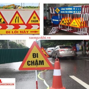 Biển cảnh báo công trình hình tam giác