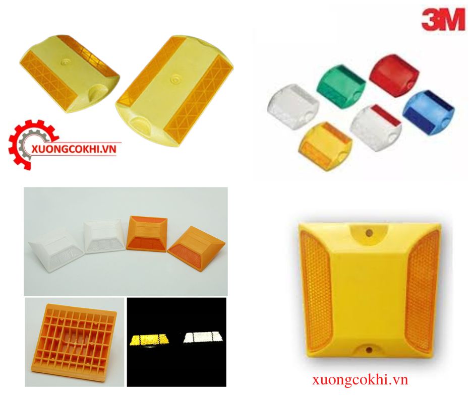 Báo giá đinh phản quang nhôm 3M 3 Đinh phản quang trong cảnh báo giao thông