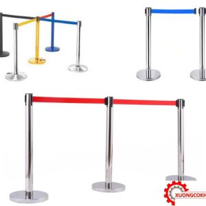 Rào chắn phân cách cột inox di động