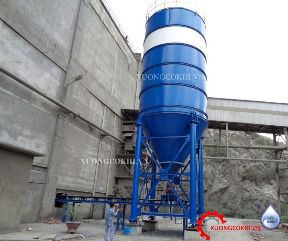 Gia công silo, bồn chứa xi măng