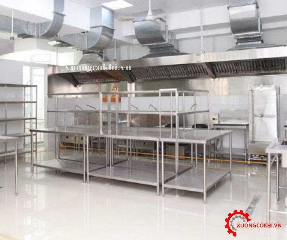 Gia công thiết bị bếp inox