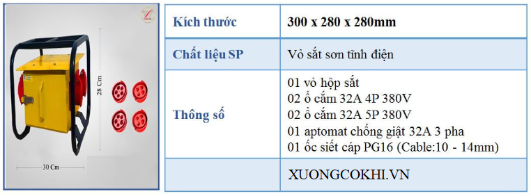 Hộp nguồn thi công công nghiệp 3 pha (Tủ điện thi công xách tay) 4 hop nguon thi cong cn 3 pha2
